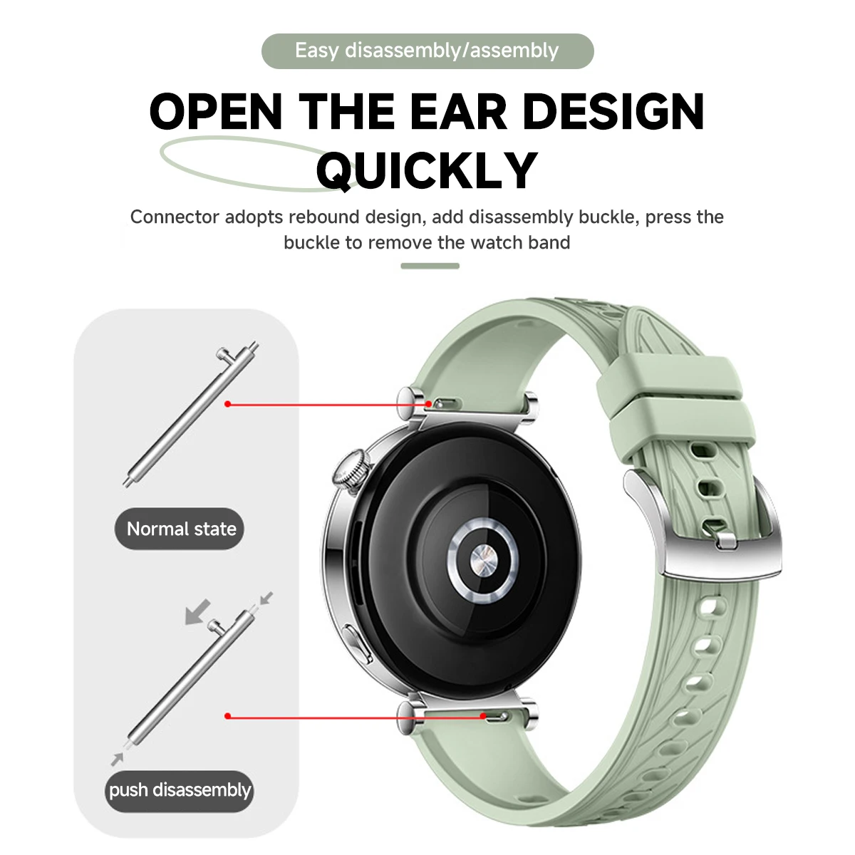 18mm Silicone Strap For Huawei - đánh giá và giá Titan Smartwatch Accessories