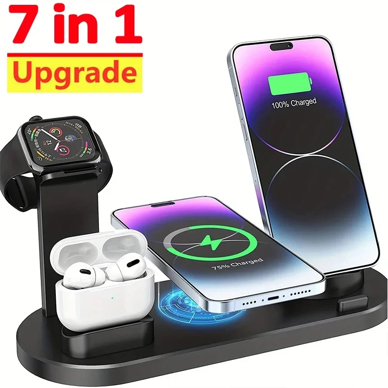 7 In 1 Wireless Charger Stand  - đánh giá và giá Smartwatch X12